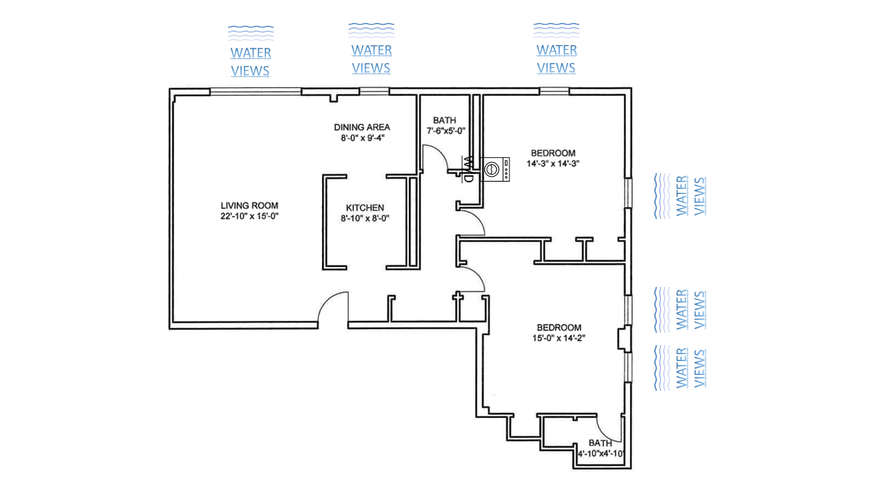 Colony House, Red Bank Luxurious Waterfront Apartments
